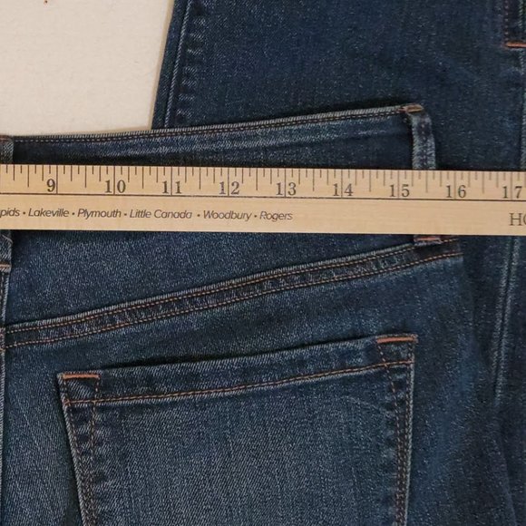 Ann Taylor LOFT Women's Jeans Size 6 Blue Denim Zipper Bottoms NO SIZE TAG - Picture 11 of 11